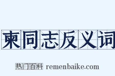 柬同志反义词是什么意思的图片